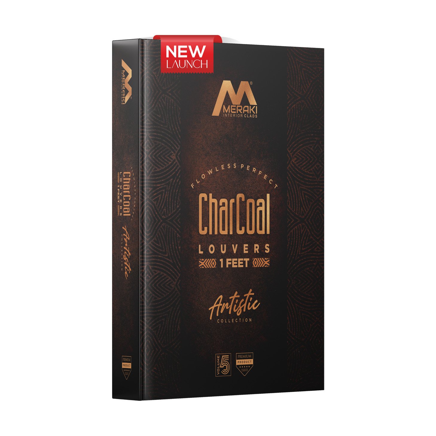 Charcoal Louvers 1 Feet